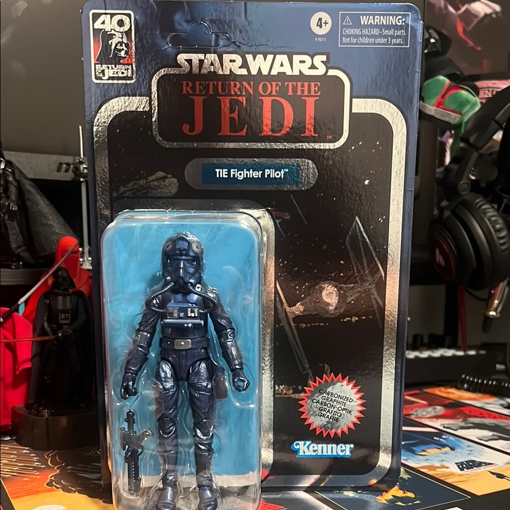Star Wars TIE Fighter Pilot Carbonized Action Figure